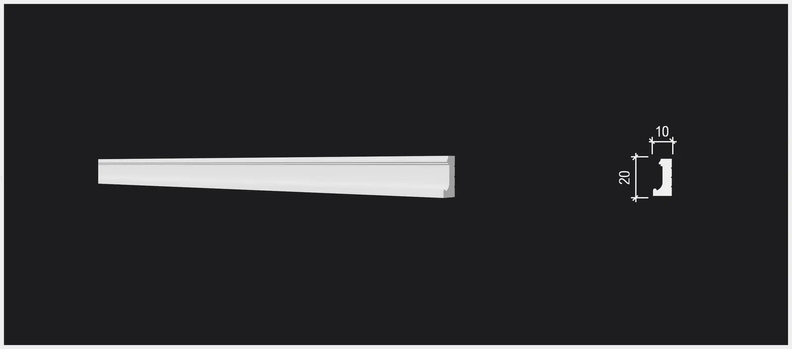 Молдинг Decor Dizayn DD628 2м лепнина