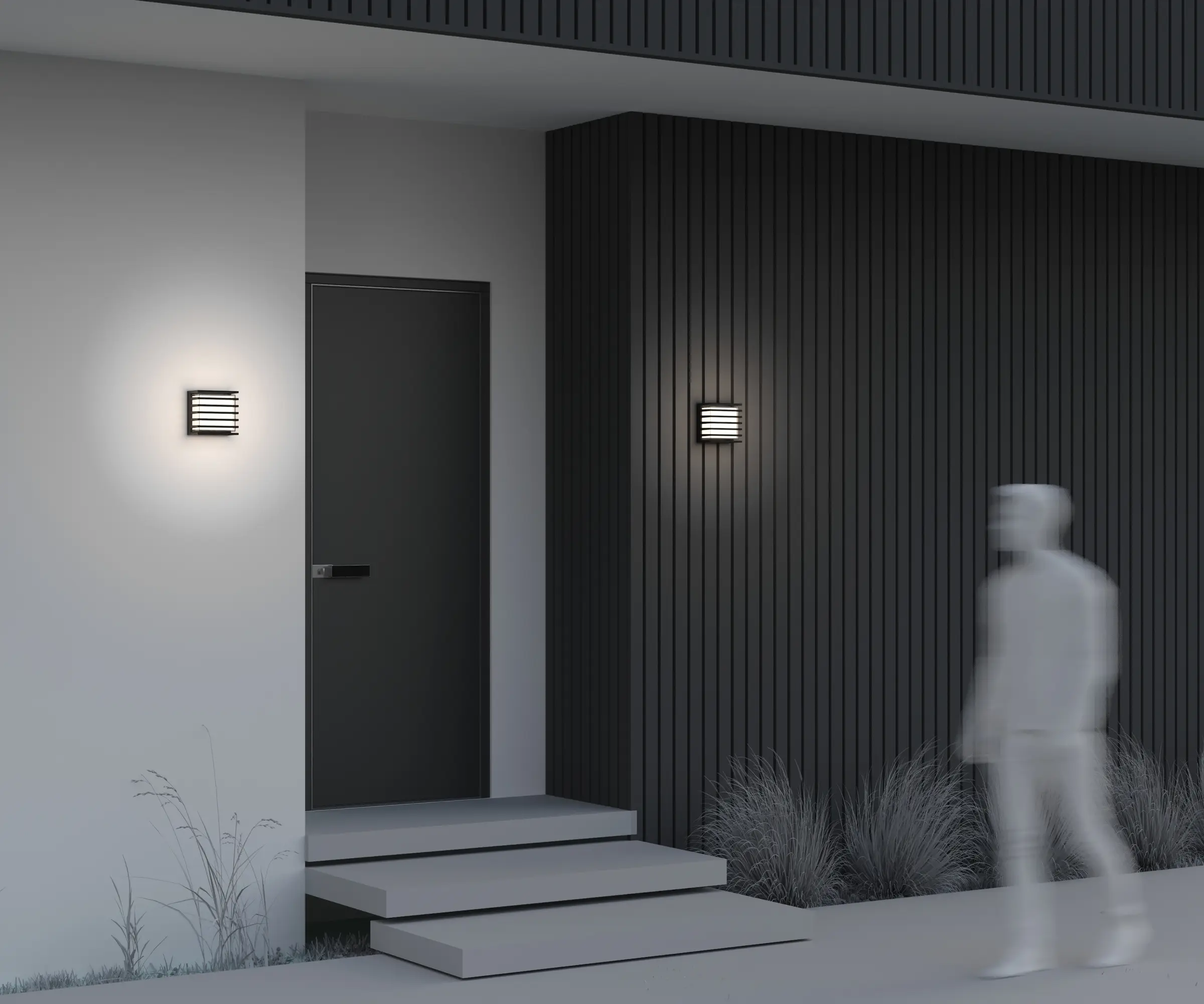 Настенный светильник (бра) Outdoor O020WL-L10B4K