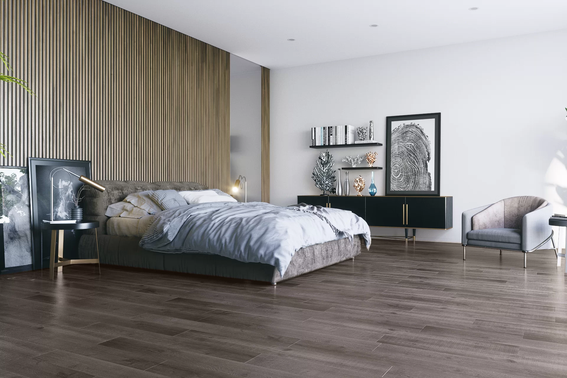 Кварцевый ламинат Fargo Classic Дуб Мокко 81996-7 недорого