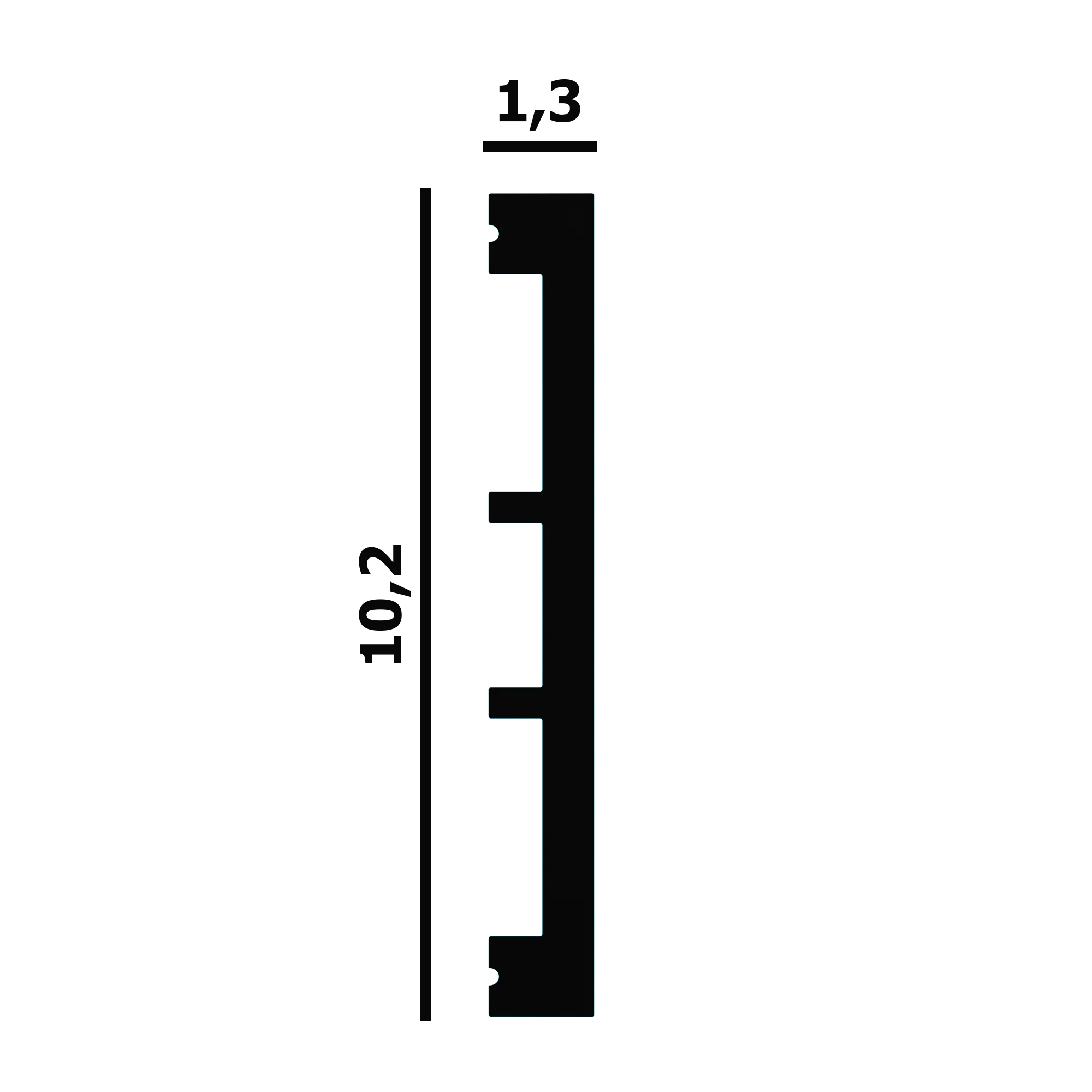 Молдинг Perfect Plus P75 Перфект Плюс лепнина
