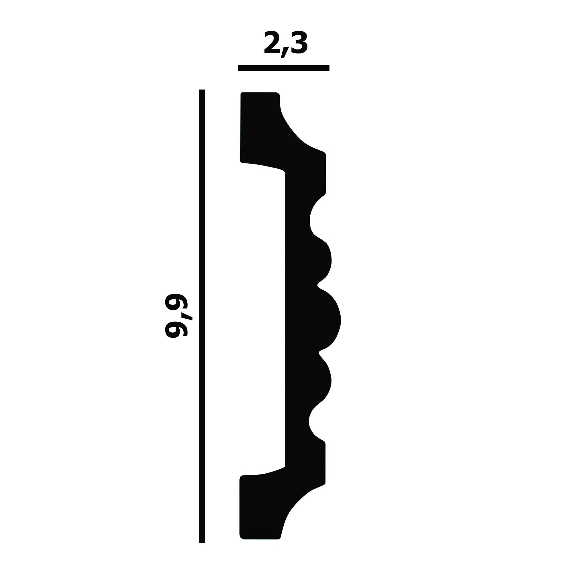 Молдинг Perfect Plus P61 лепнина