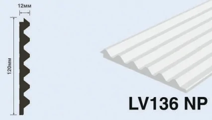 Декоративная панель из фитополимера HIWOOD LV136 NP в интерьере