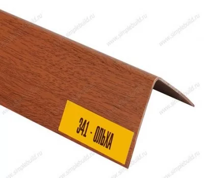 Уголок ПВХ Ольха к плинтусу Идеал