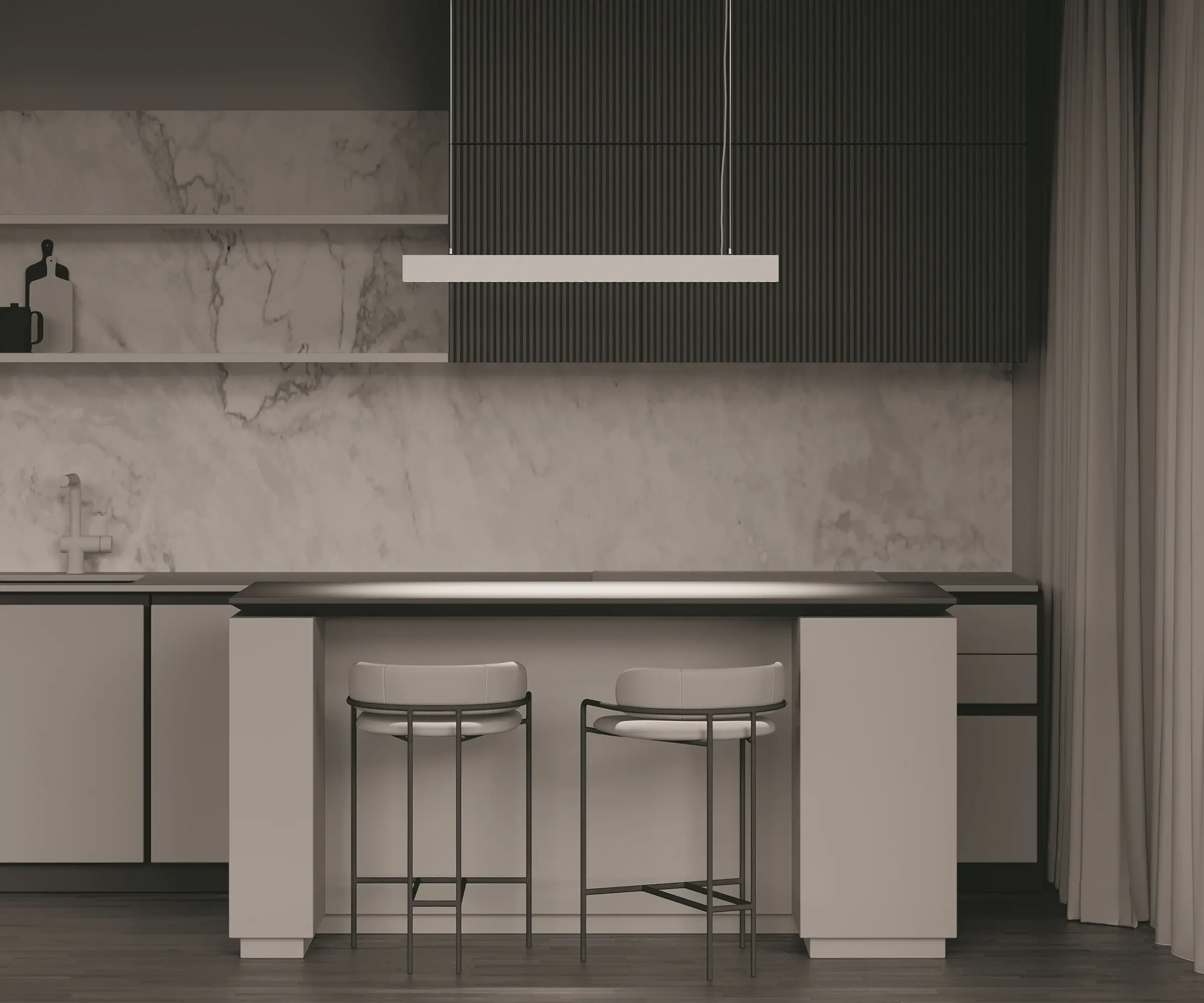 Подвесной светильник Technical P050PL-L40W4K