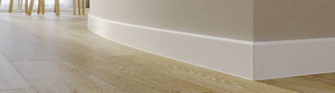 Гибкий плинтус Arbiton Vigo 60 Белый