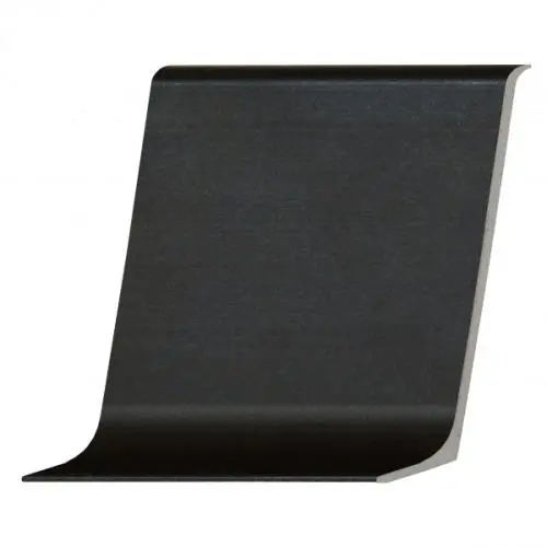 Плинтус алюминиевый самоклеящийся  60 мм Черный купить