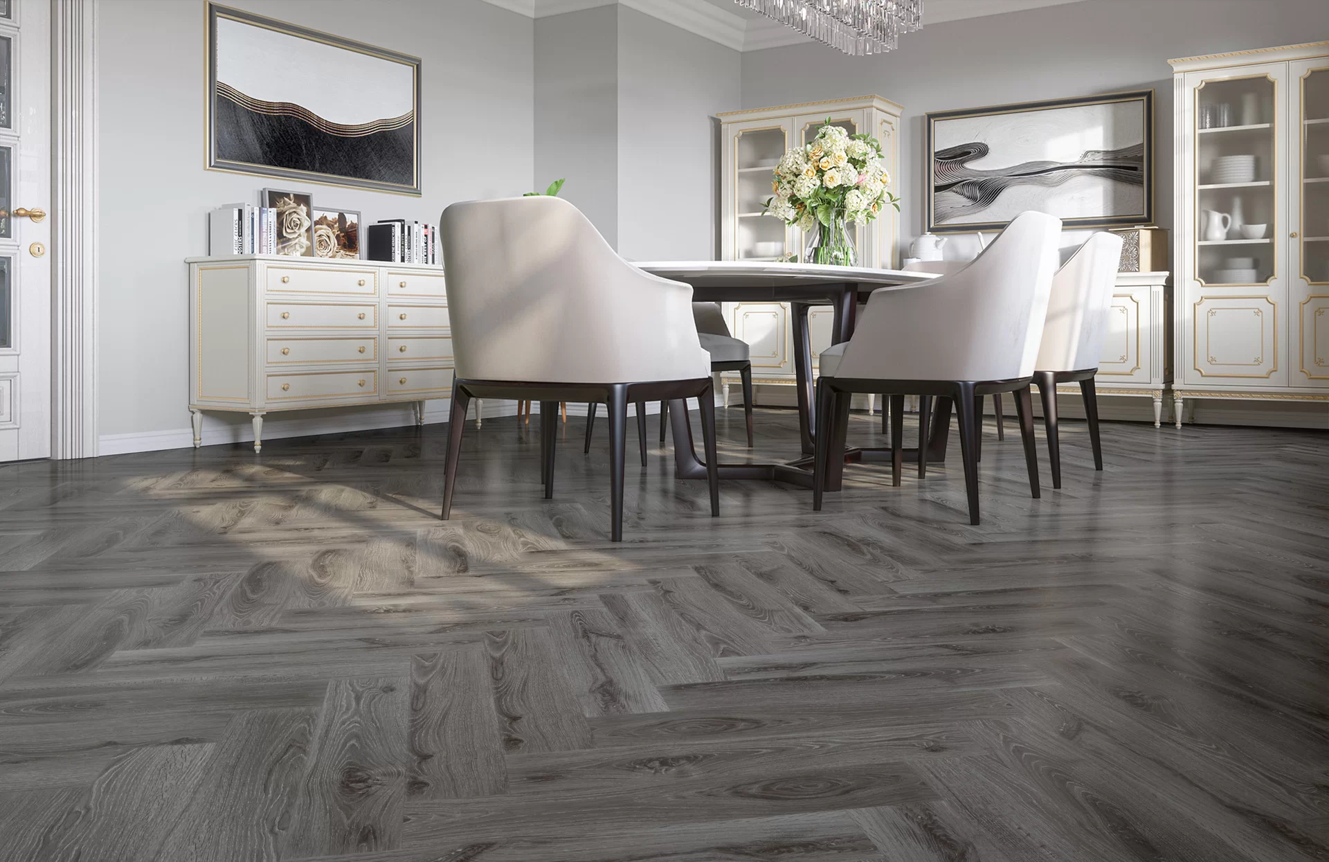 Кварцевый ламинат Fargo Паркет Parquet Дуб Патина 33-385-6 купить