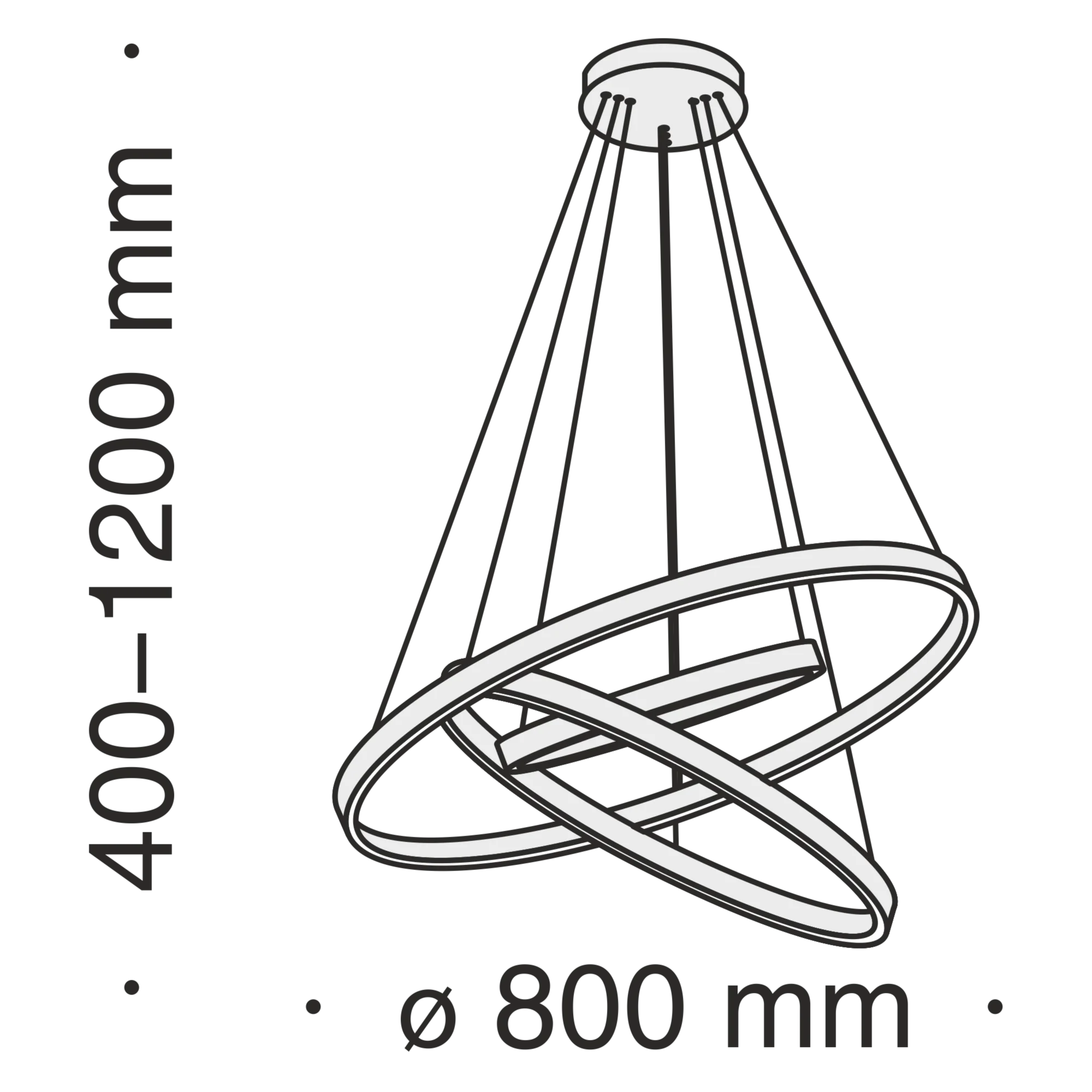 Подвесной светильник Maytoni MOD058PL-L100BS4K
