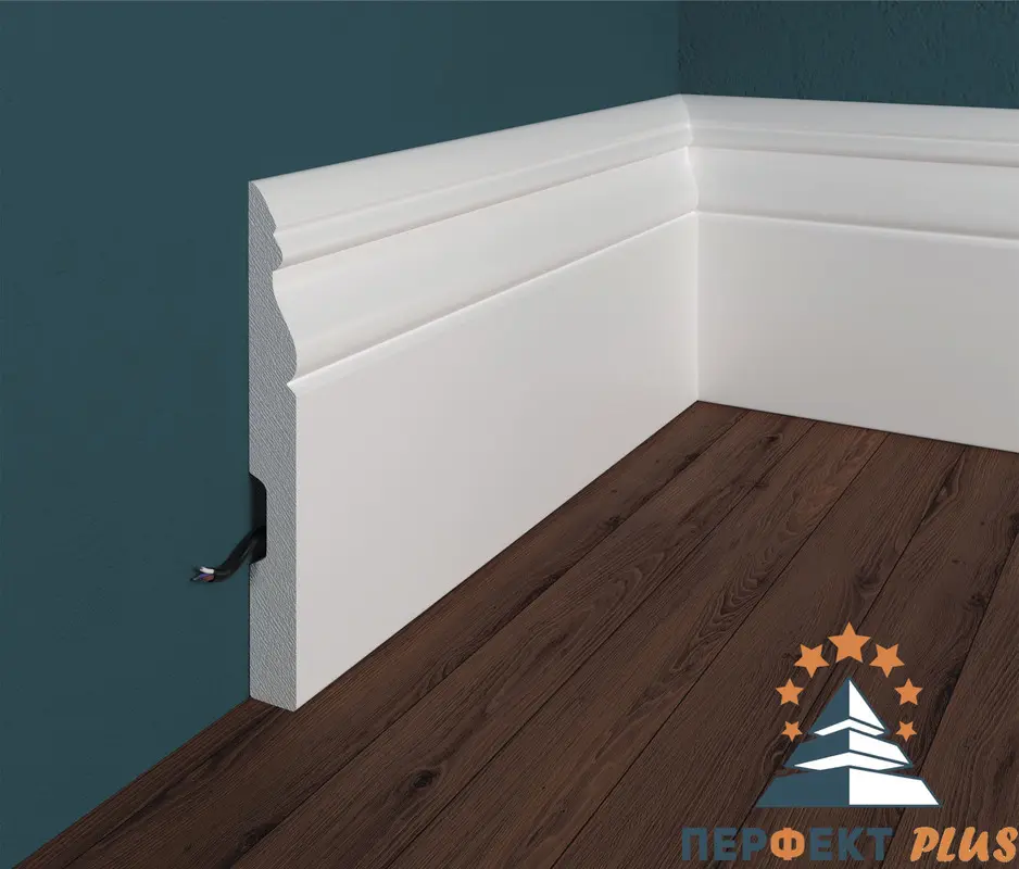 Плинтус из дюрополимера в интерьере