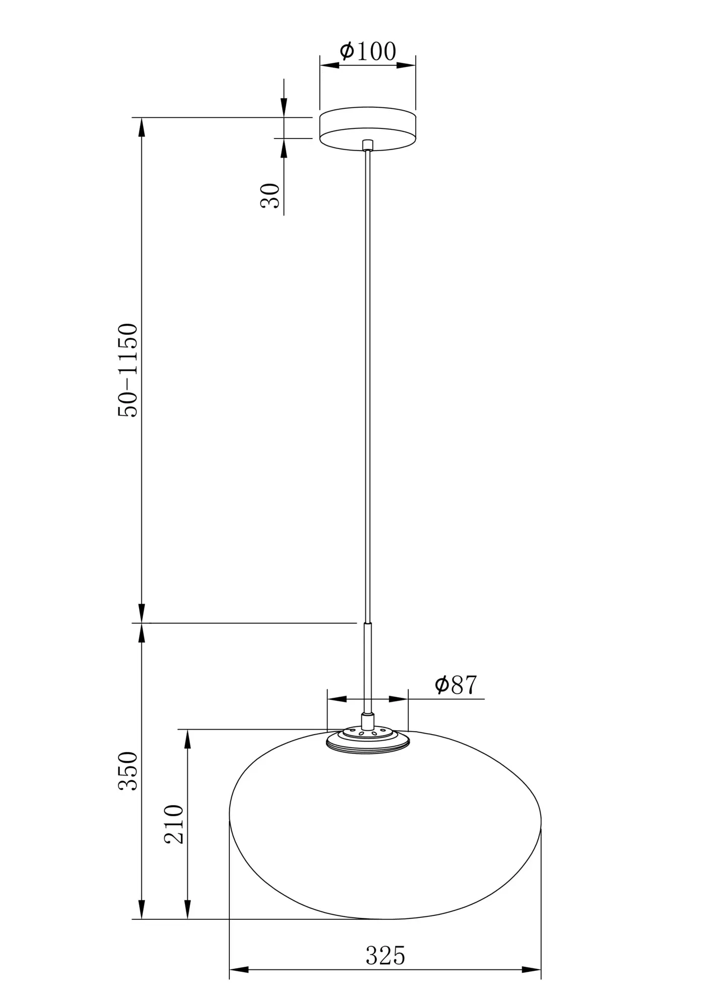 Подвесной светильник Maytoni MOD004PL-L5W3K