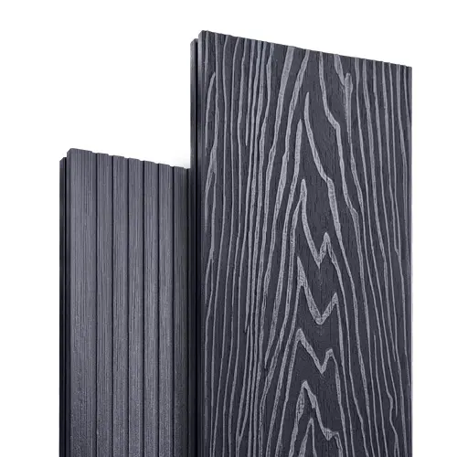 Террасная доска Latitudo Solid 150х21 мм полнотелая Графит для обустройства участка