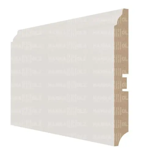 Высокий плинтус белый МДФ под покраску 120301 120 мм в Москве