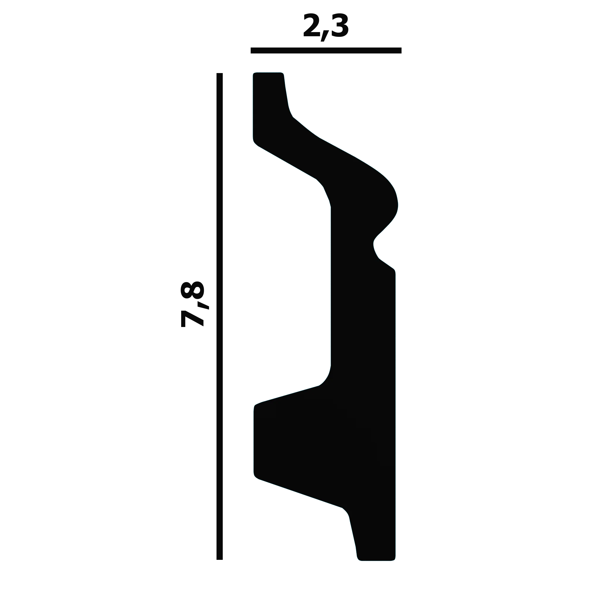 Плинтус из дюрополимера в интерьере