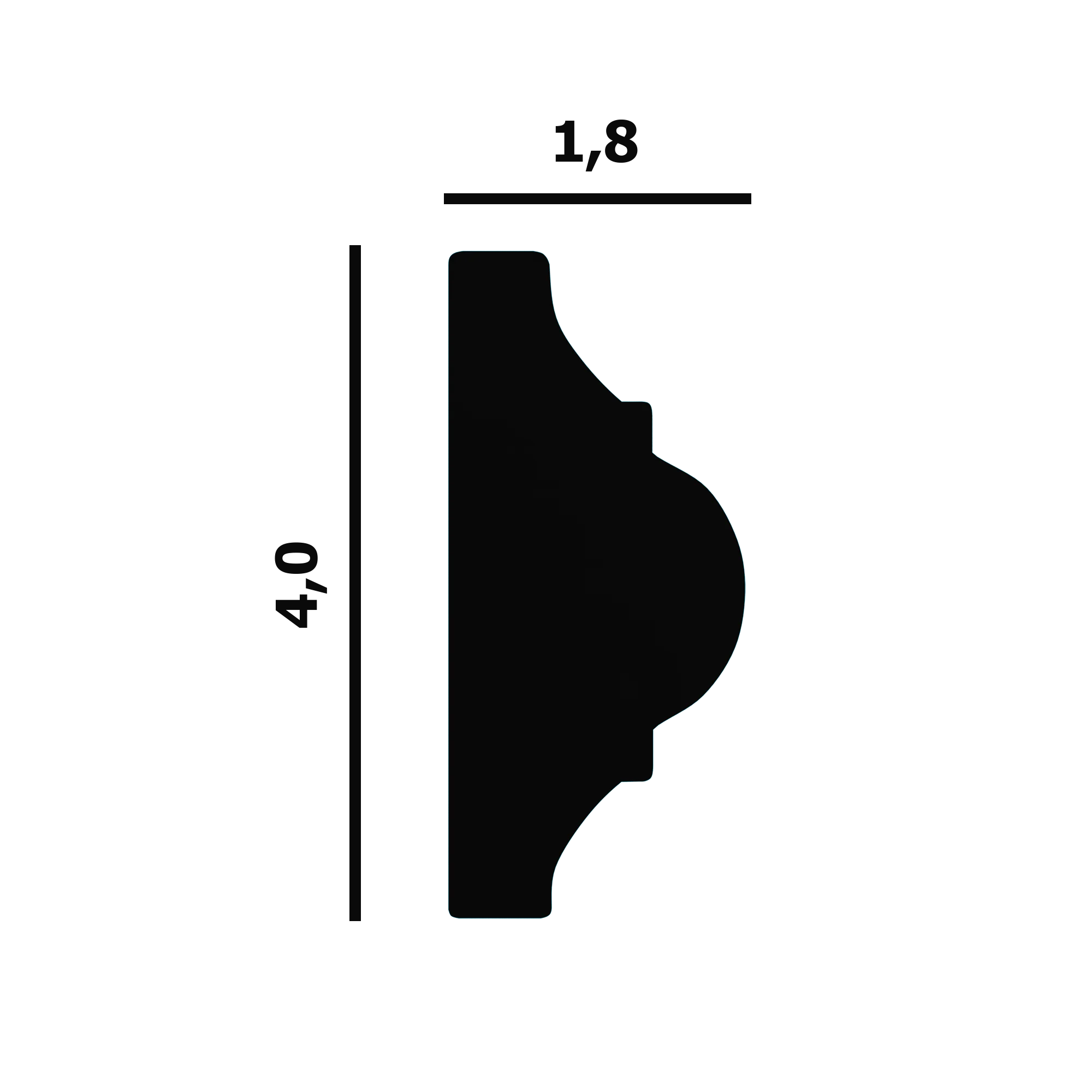 Молдинг Перфект Плюс P04 лепнина