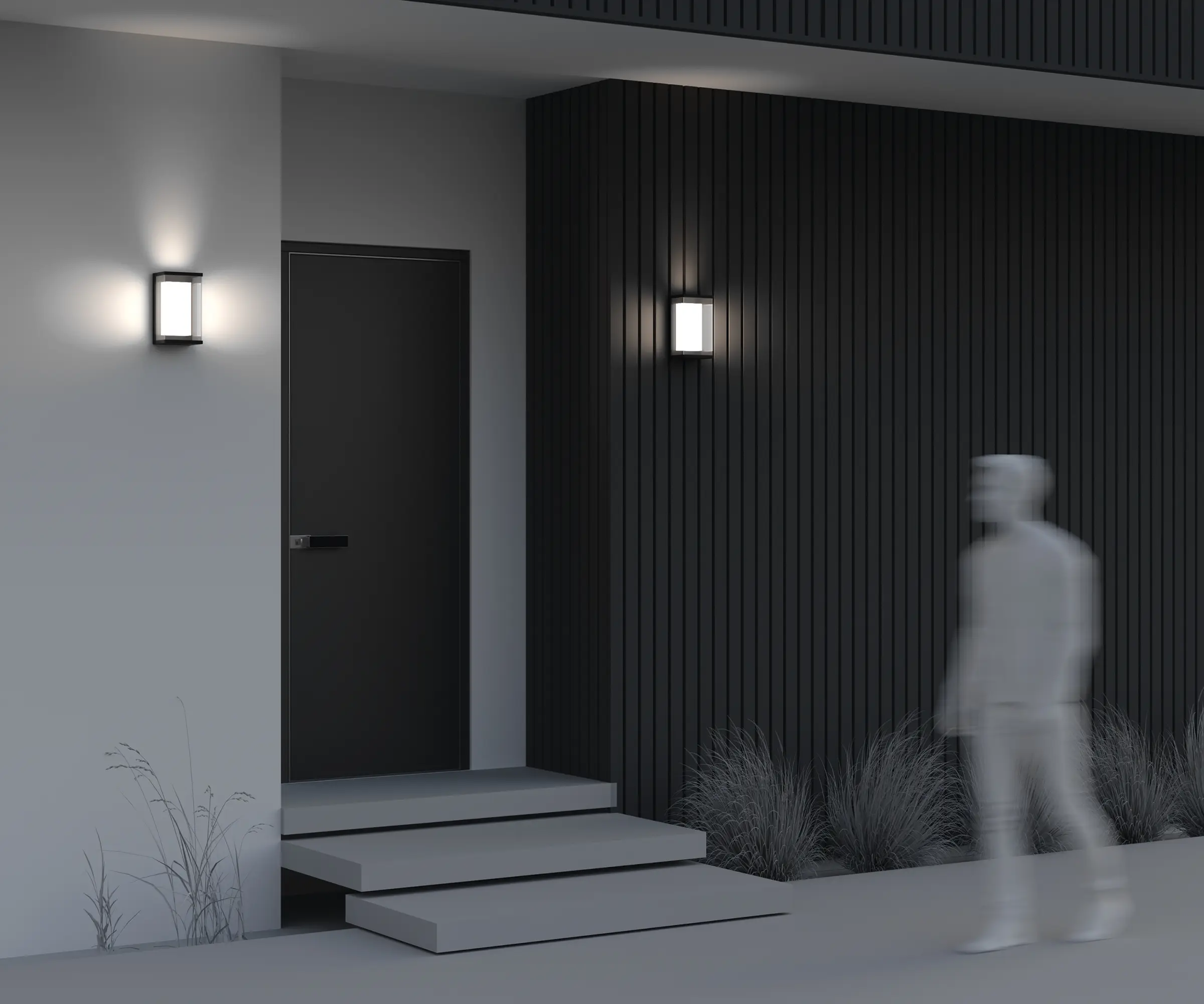 Настенный светильник (бра) Outdoor O021WL-L10B4K