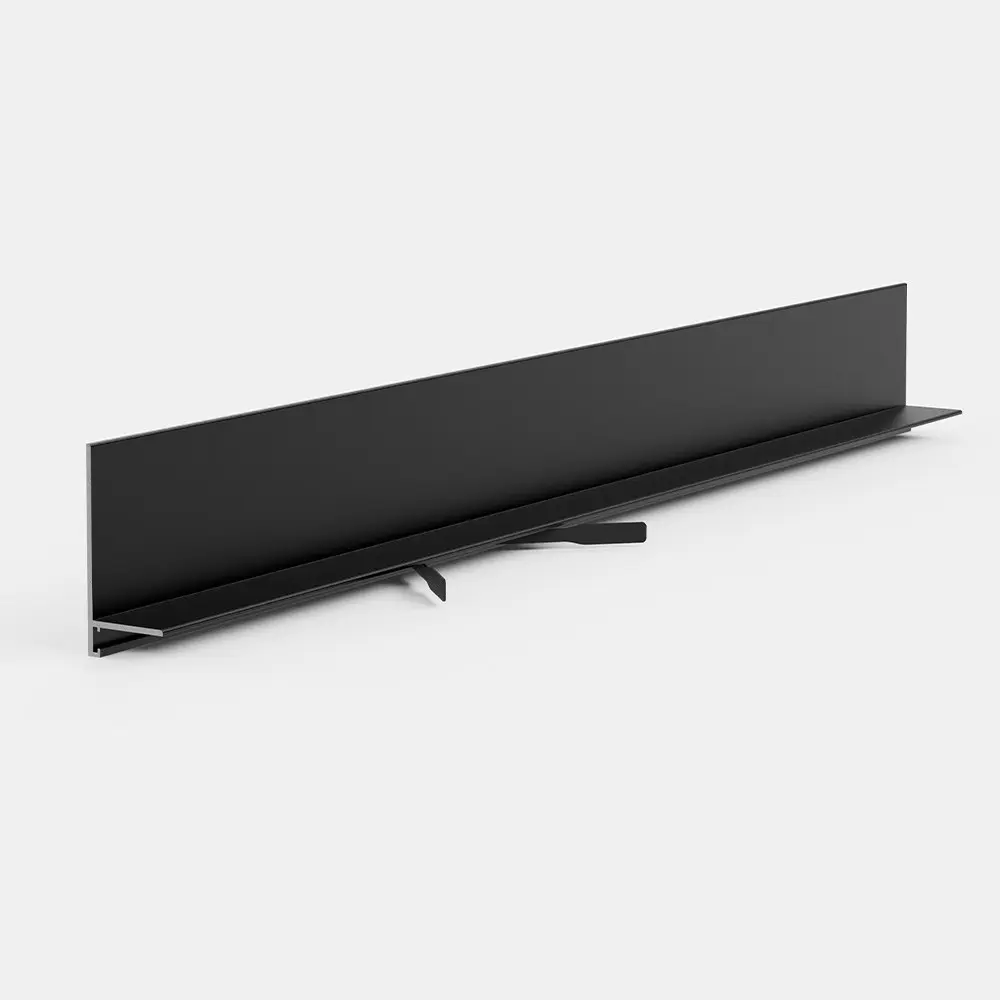Микроплинтус щелевой L образный Pro Design Mini  601 черный муар