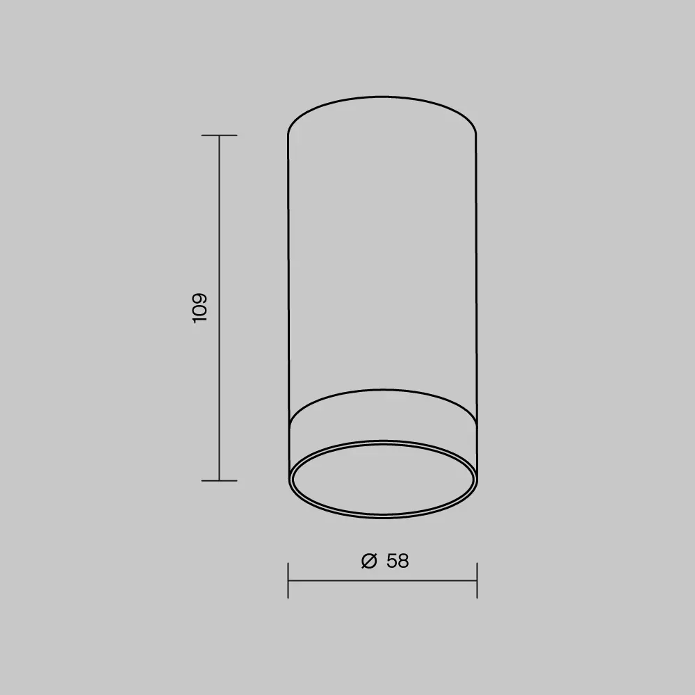 Потолочный светильник Outdoor O500CL-L5B3K