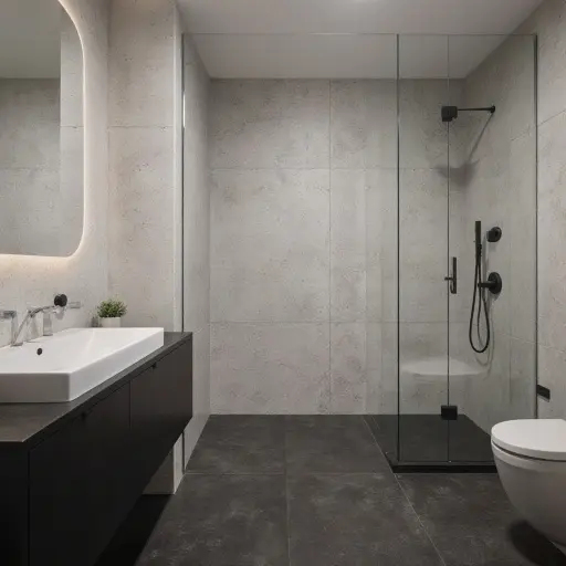 Кварцвиниловая плитка Decoria Office Tile DMS 743 Бетон Нима СПб