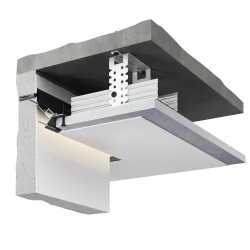 Потолочный профиль Decaro D005 черный алюминий