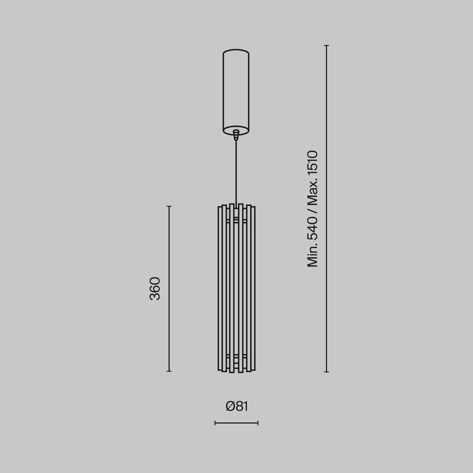 Подвесной светильник Maytoni MOD410PL-L12CH3K