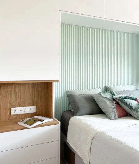 3D панель Orac из дюрополимера WX218-3000 FLUTE XL в интерьере