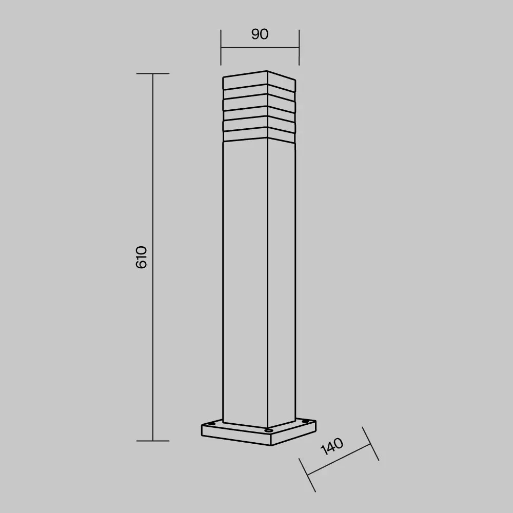 Ландшафтный светильник Outdoor O578FL-01B