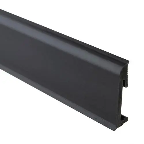 Плинтус напольный гибкий черный Salag ALPHA 65 Black