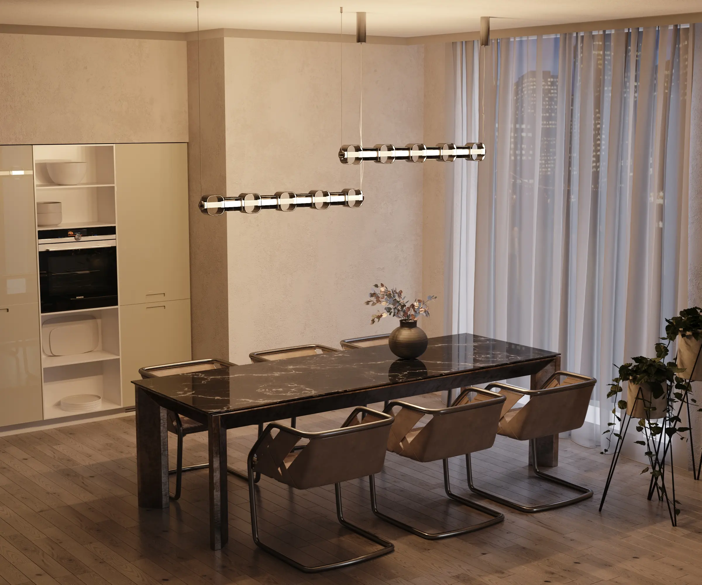 Подвесной светильник Maytoni MOD381PL-L45CH3K