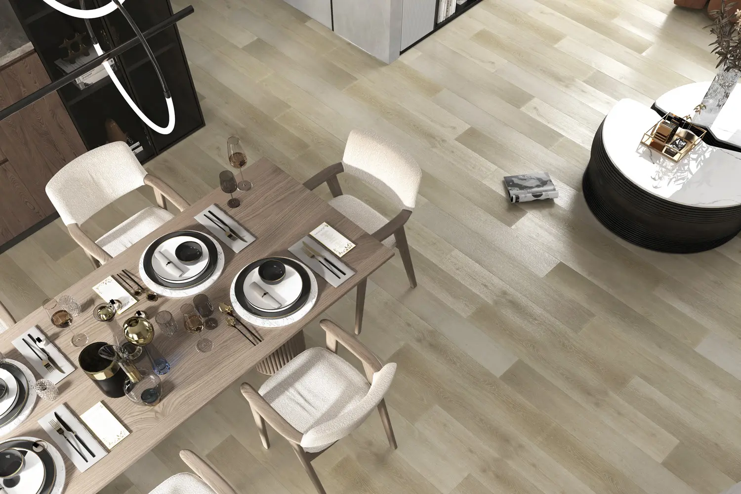 Кварцевый ламинат Fargo Classic Дуб Спелый миндаль купить