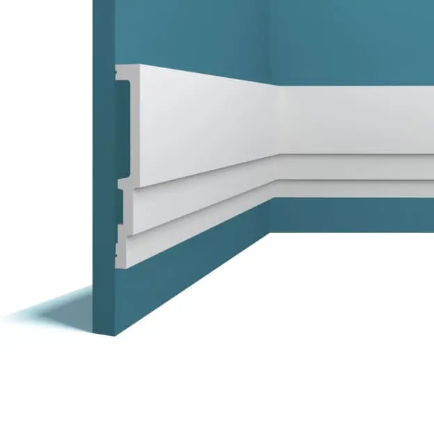 Плинтус из дюрополимера в интерьере