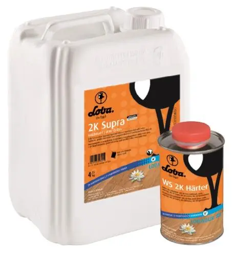 Лак на водной основе LOBADUR 2K Supra AT матовый 5 кг цена