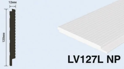 Декоративная панель из фитополимера HIWOOD LV127L NP в интерьере