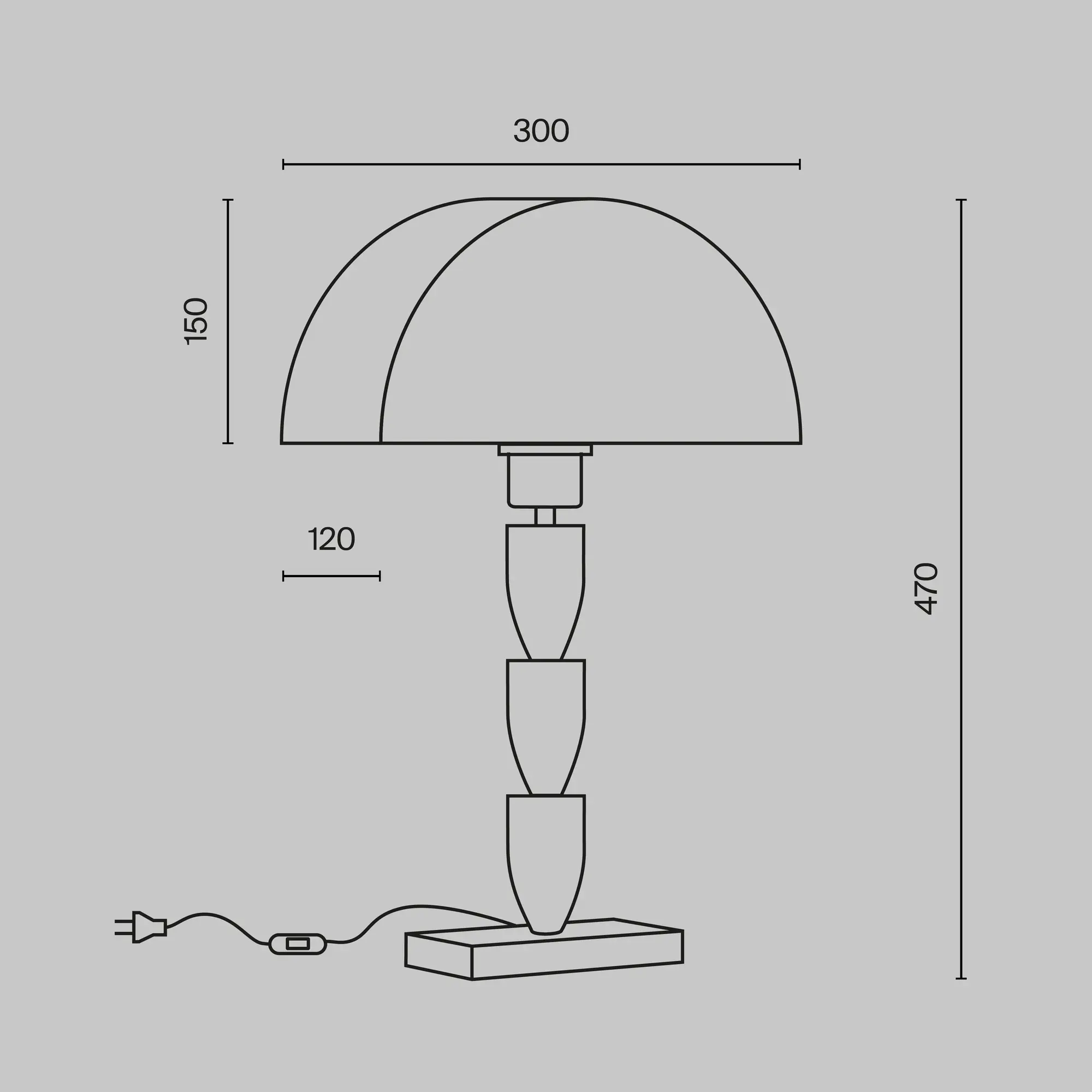Настольный светильник Maytoni Z034TL-01BZ