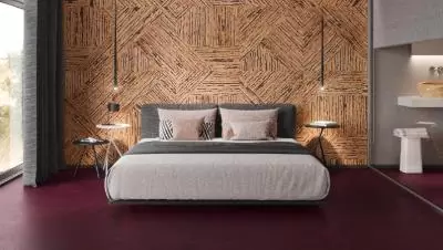 Смелые и необычные дизайны настенных пробковых покрытий