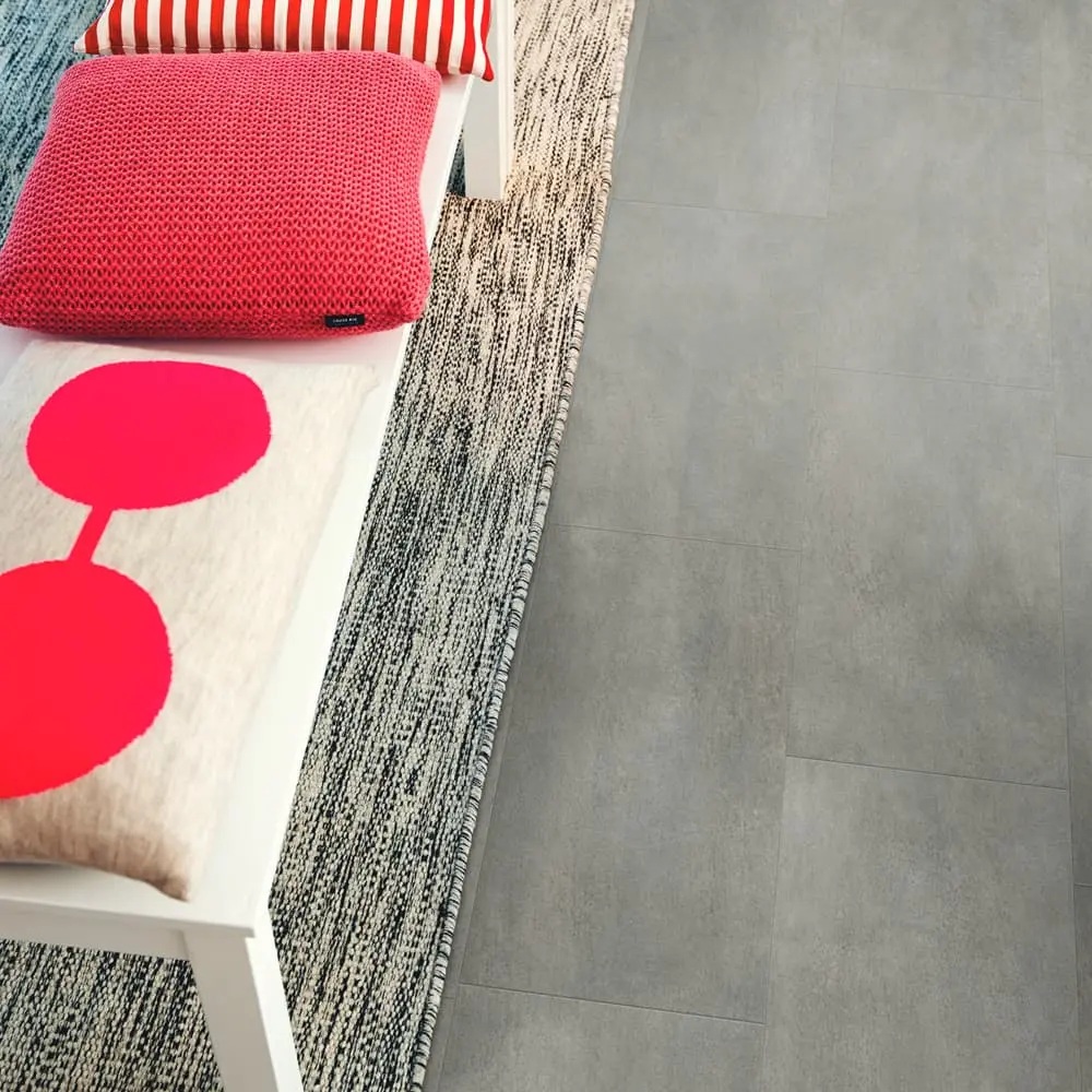 Плитка ПВХ Pergo Tile Click V3120-40051 Бетон Серый Темный купить