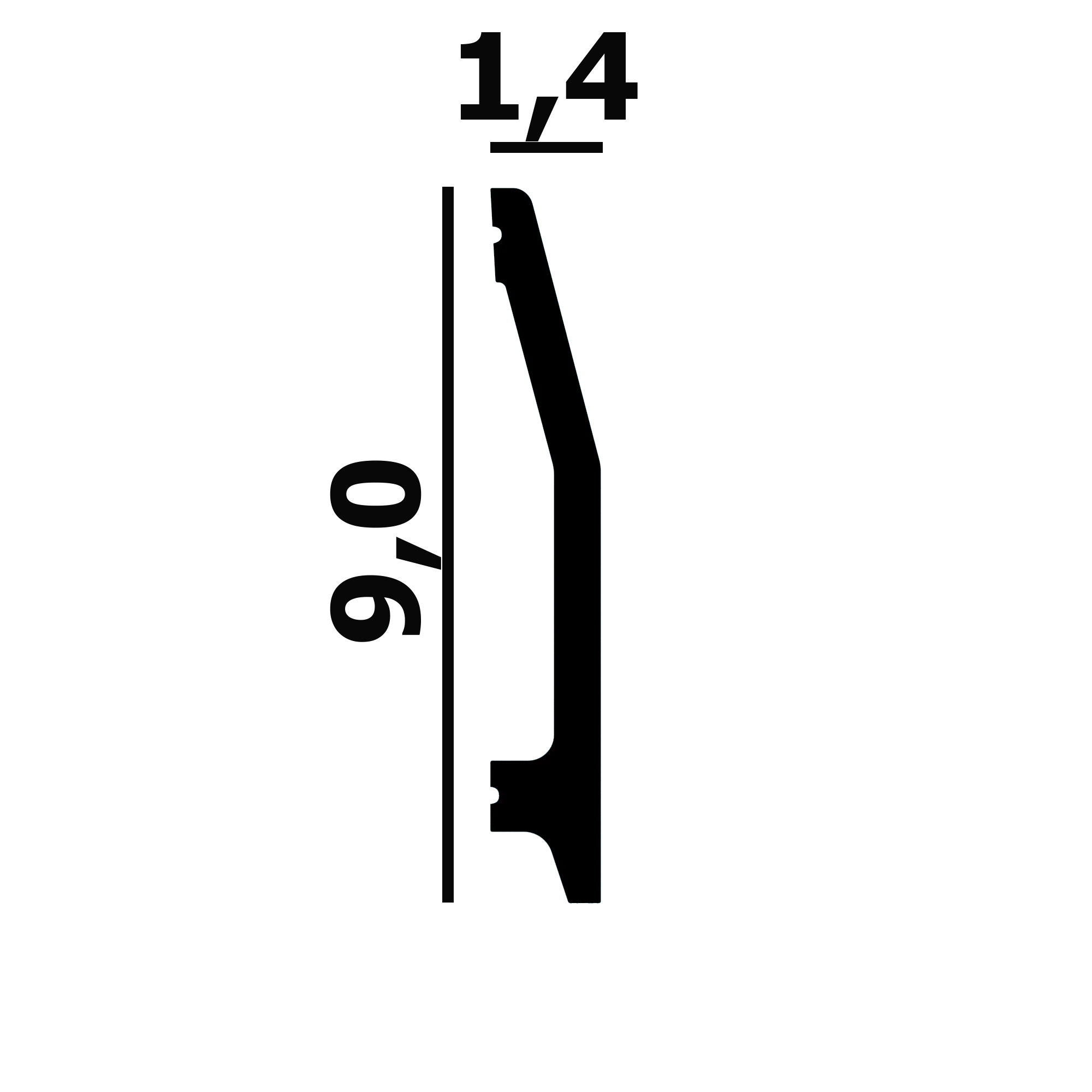Плинтус из дюрополимера в интерьере