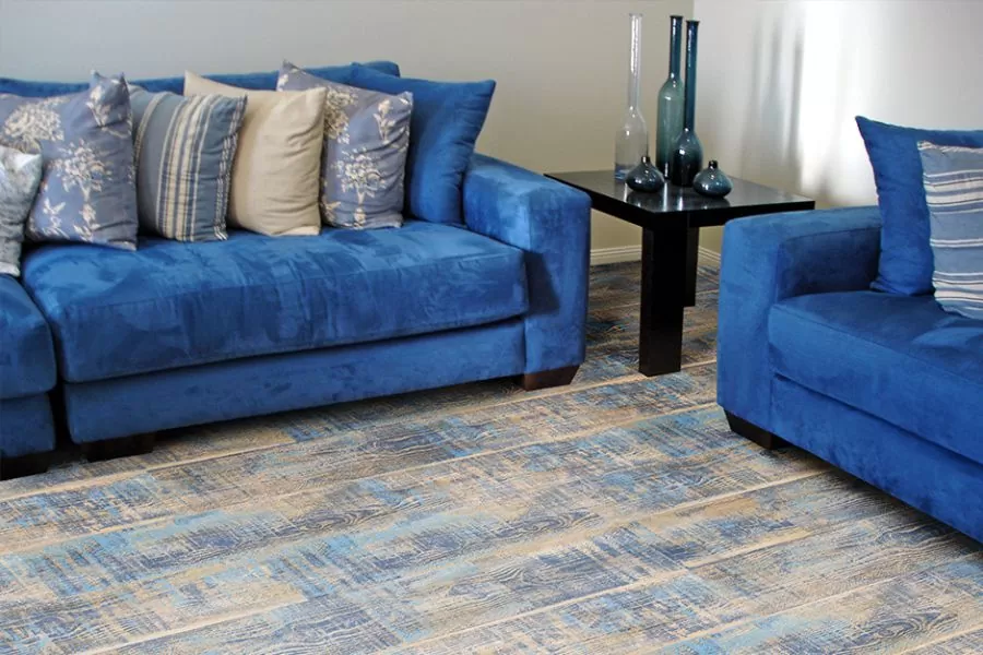 Пробковый пол с дизайном под дерево