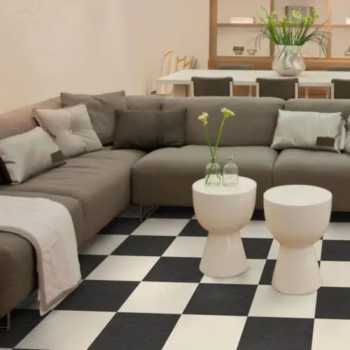 Мармолеум замковый Forbo Marmoleum Click Square 300*300 333707 Black Hole купить в Москве