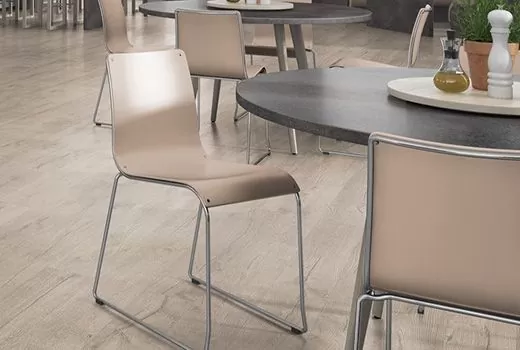 Пробковый пол Egger с фотопечатью Classic EPC013 Дуб Альба серый в Москве