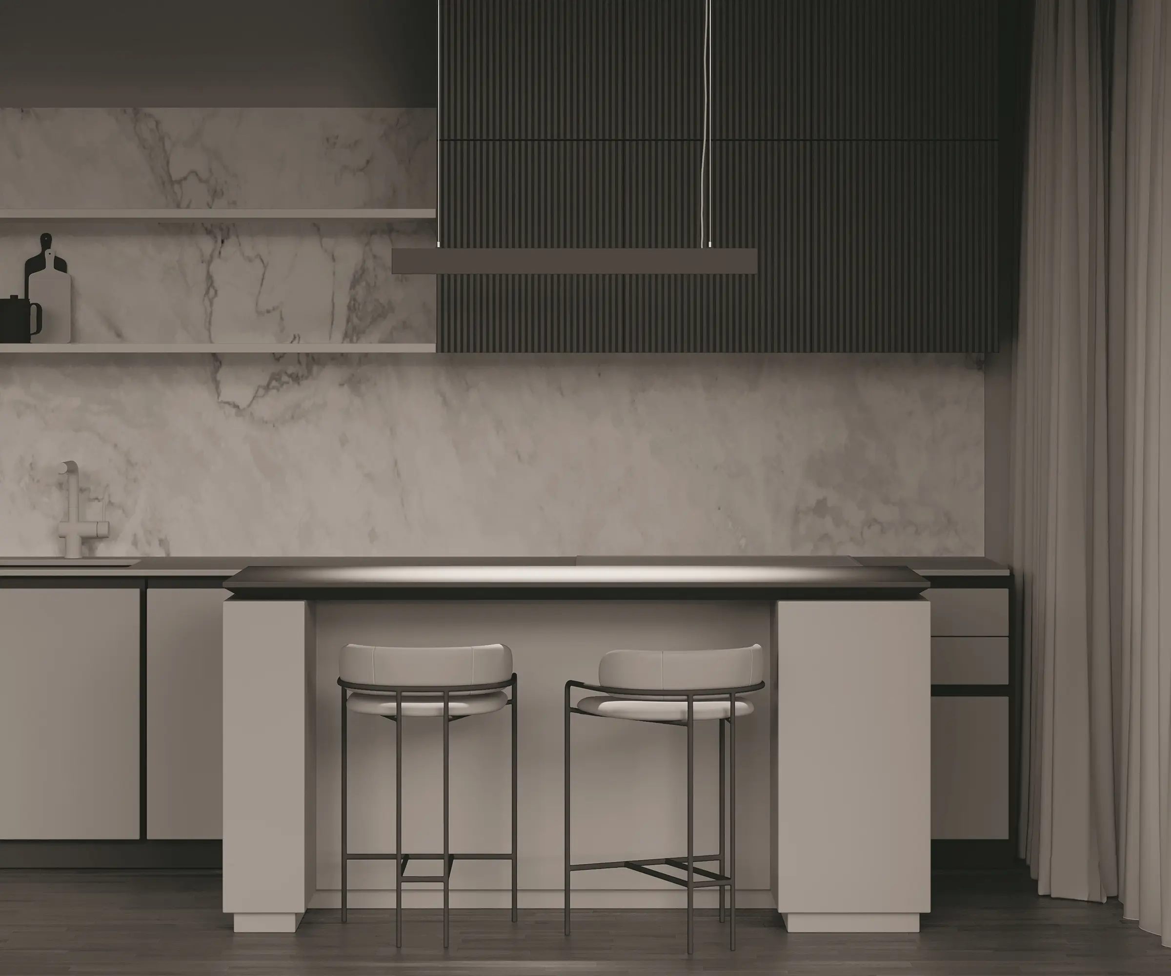 Подвесной светильник Technical P050PL-L40B4K