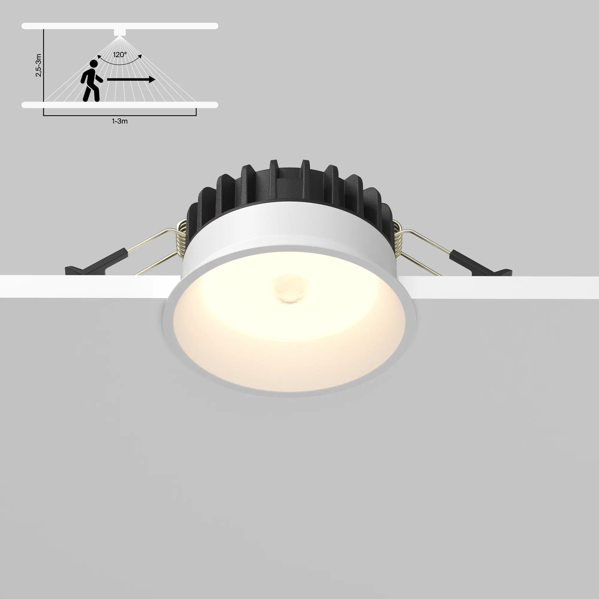 Встраиваемый светильник Technical DL055-8W3K-SEN-W