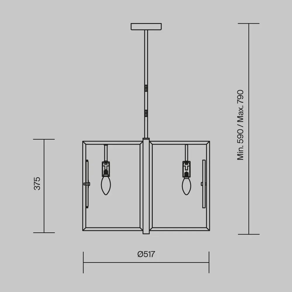 Подвесной светильник Maytoni MOD099PL-06G