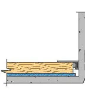Микроплинтус щелевой плинтус для пола Pro Design Mini 7067 W белый RAL 9003