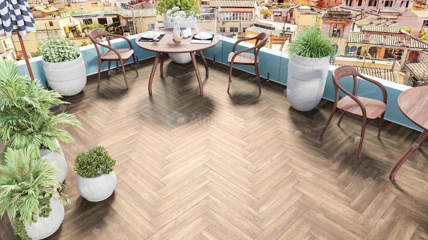 Кварцвиниловая плитка Alpine floor Parquet LVT Макадамия ECO 16-10 купить