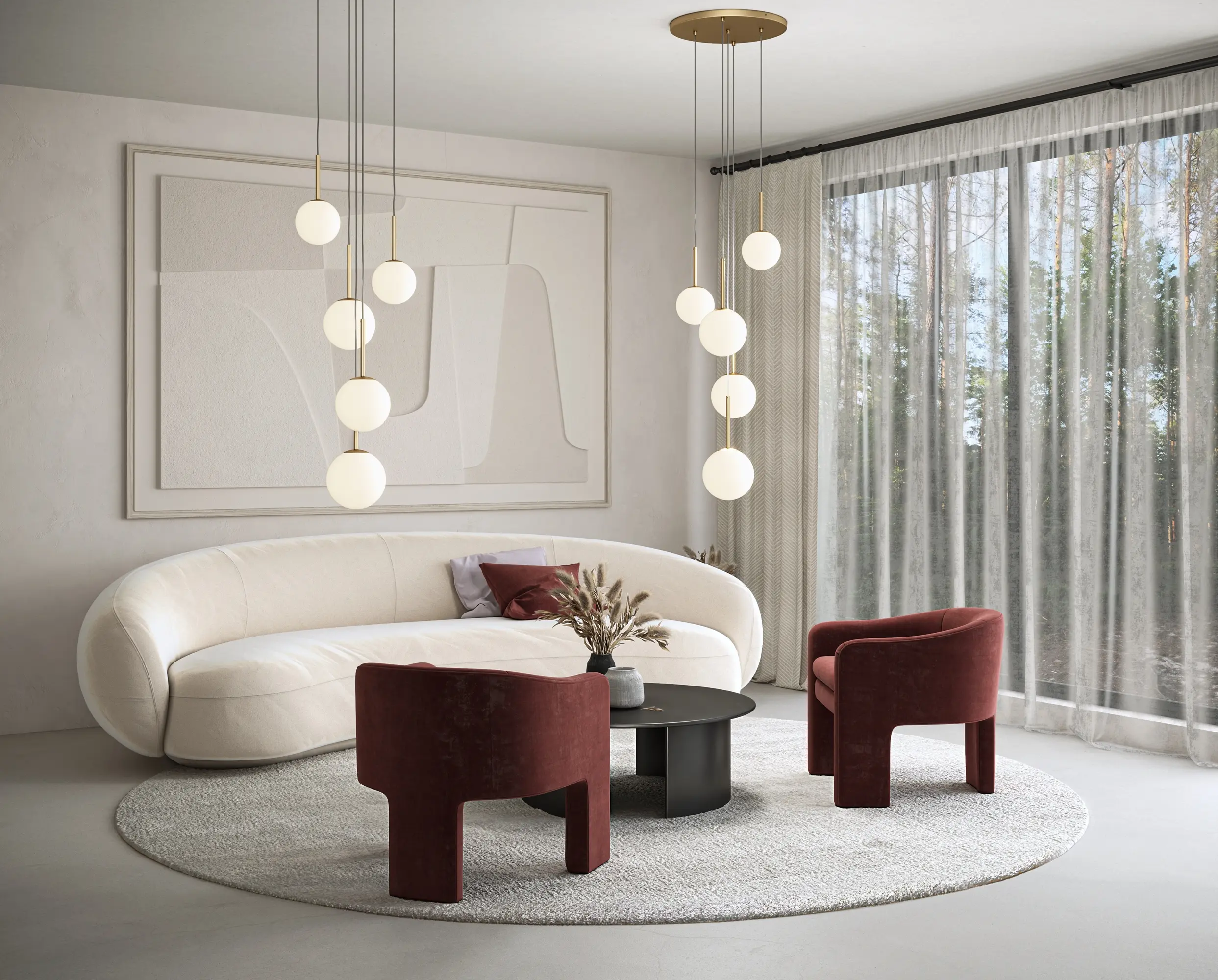 Подвесной светильник Maytoni MOD321PL-05G