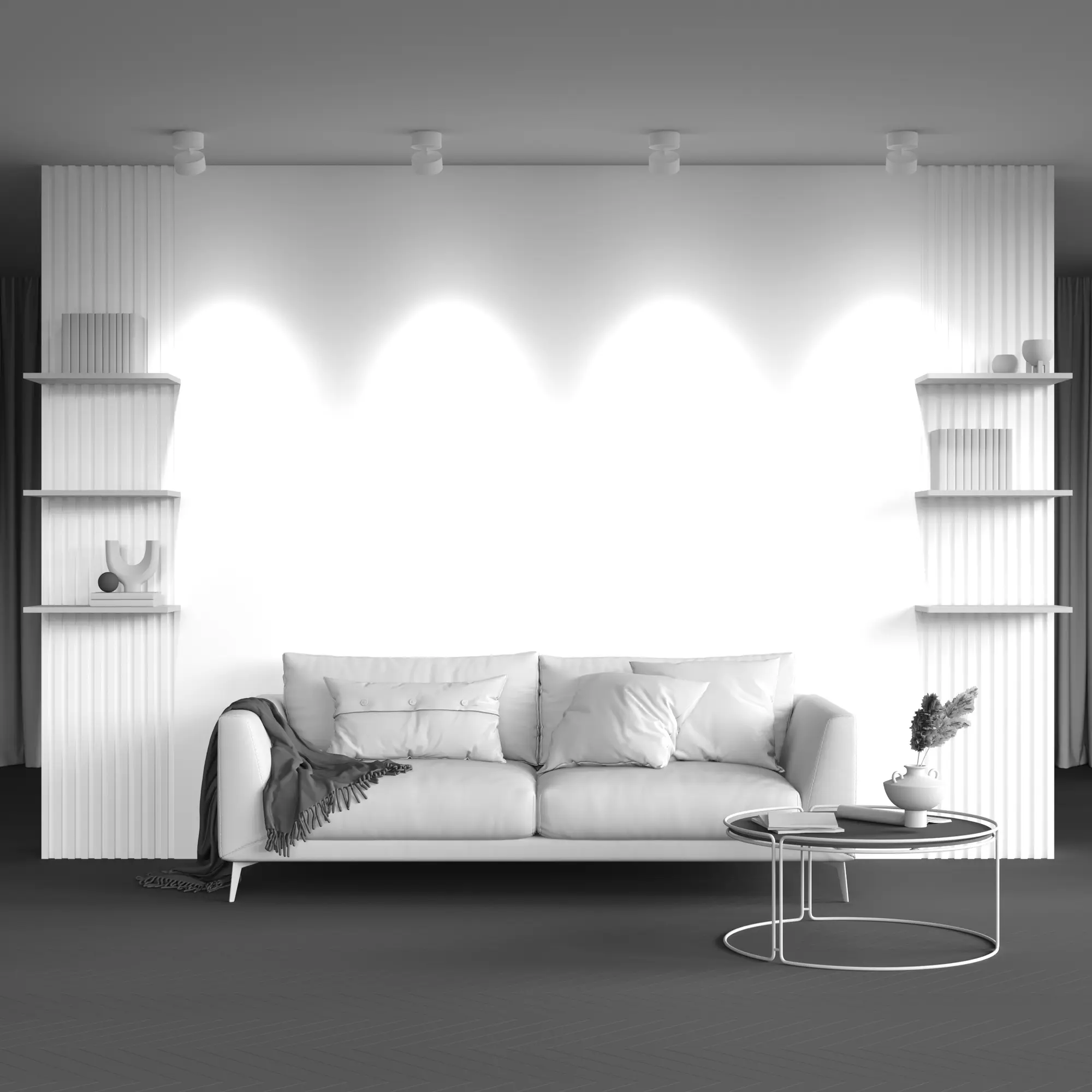 Потолочный светильник Technical C024CL-L12W4K