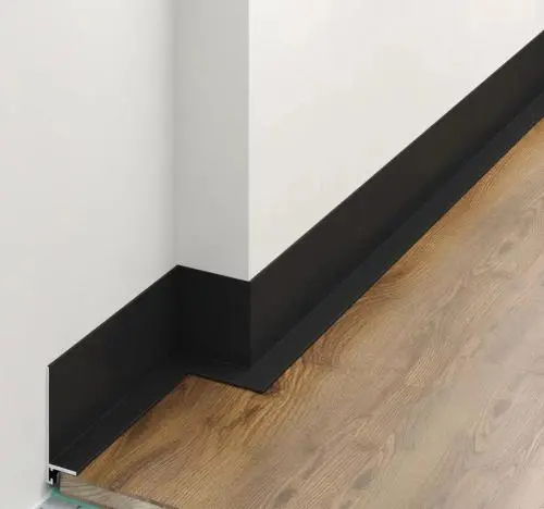 Микроплинтус Laconistiq L MAX Чёрный анодированный