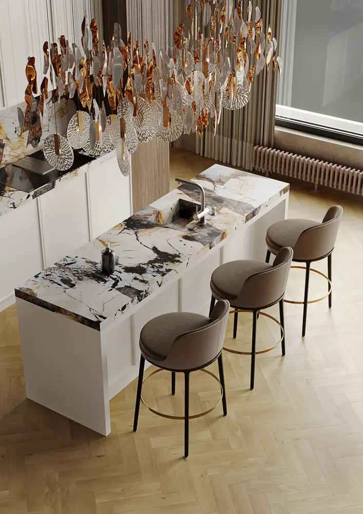 Кварцевый ламинат Fargo Herringbone Дуб Копенгаген купить