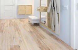 Пробковый пол с дизайном под дерево