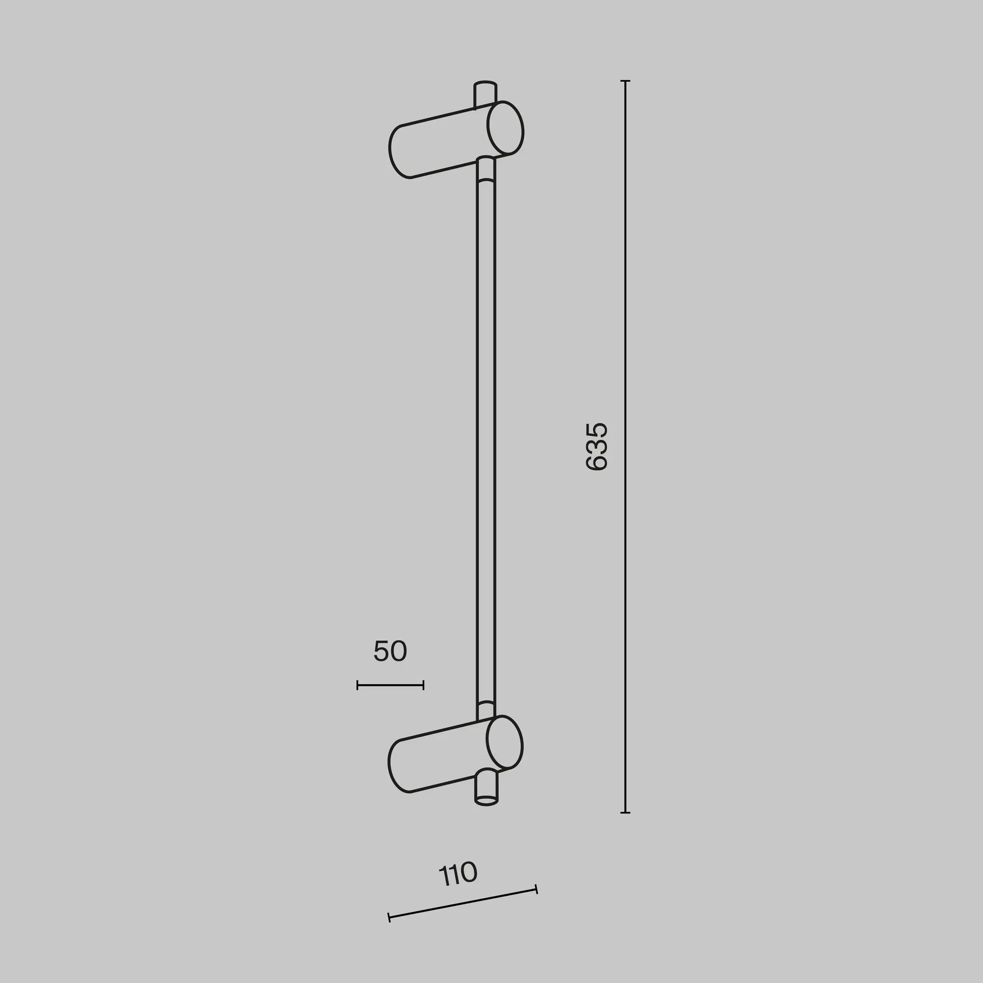 Настенный светильник (бра) Maytoni MOD413WL-L6B3K